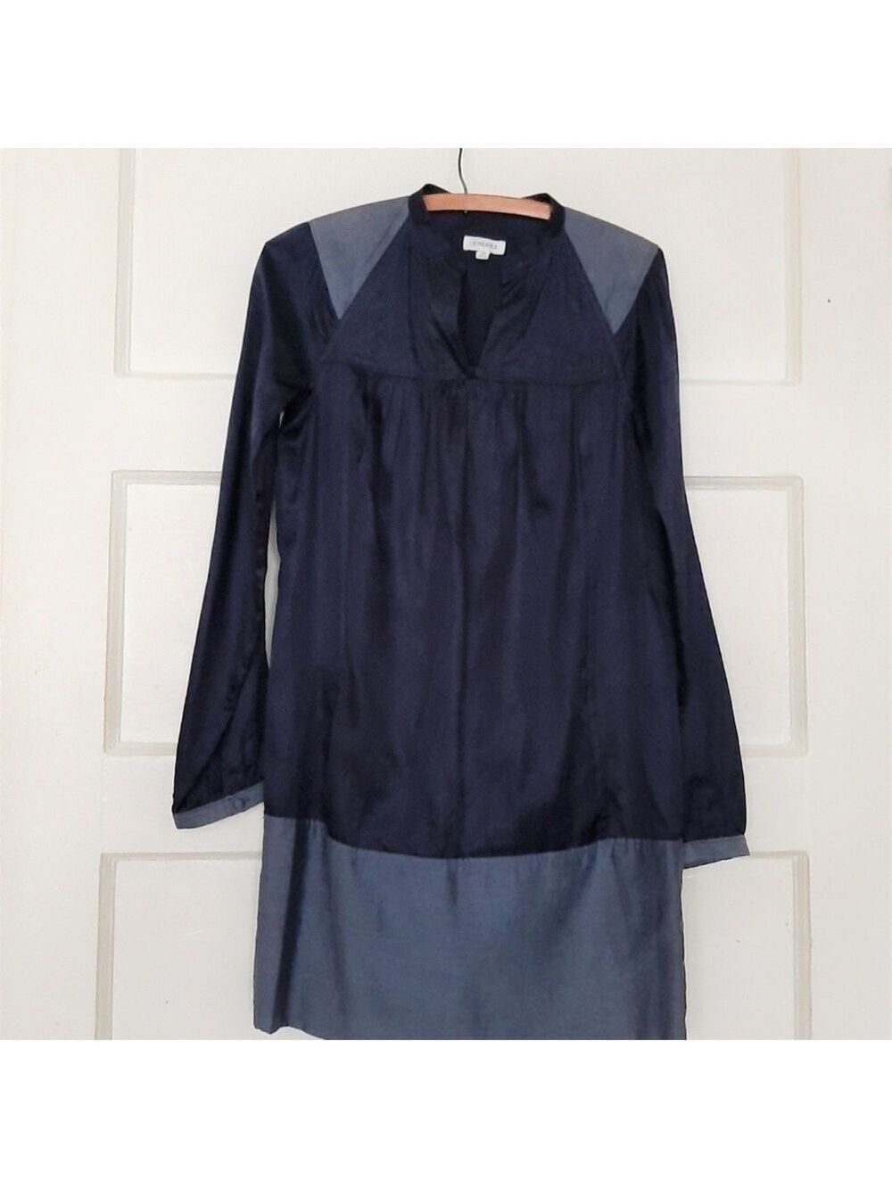 Generra Silk Blend Tunic Dress with Pockets and a 20's 30's style